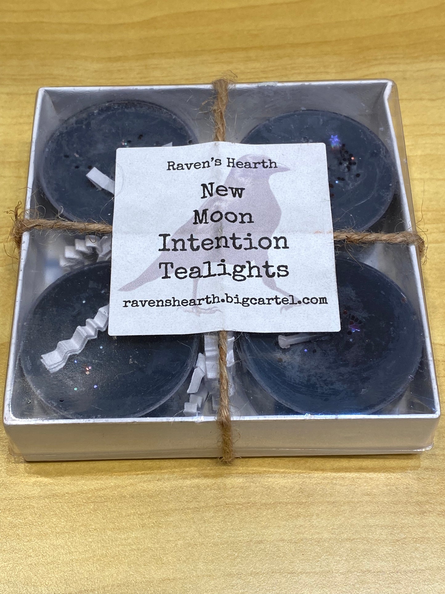 Dark New Moon Intention Tea-lights Candle