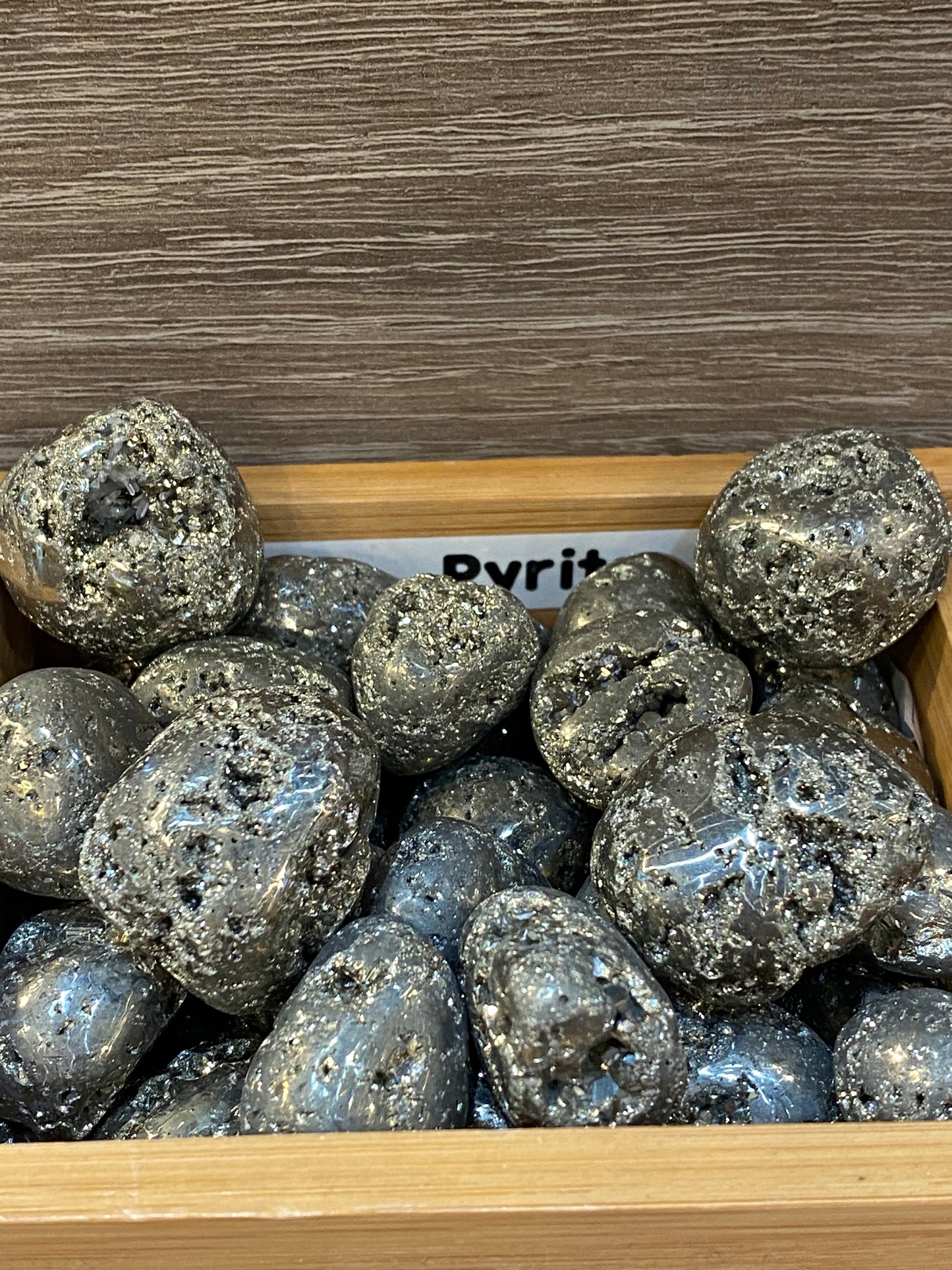 Pyrite Natural Tumbled Large Stone (Peru) 1pc