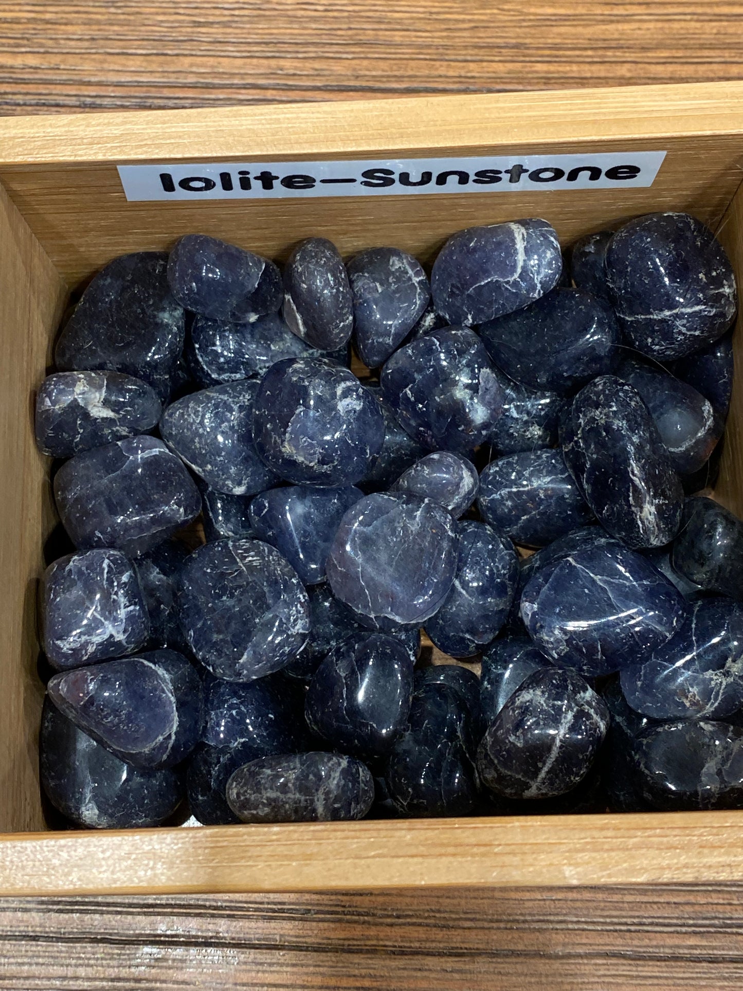 Iolite with Sunstone Tumbled Stone 1pc