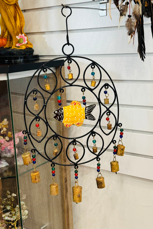 Handmade Fish Cast Iron Wind Chime