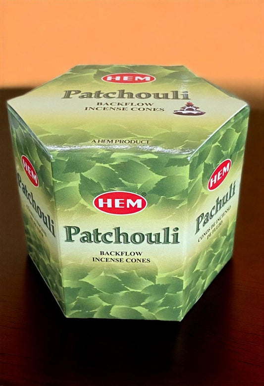 HEM Patchouli Backflow Dhoop Incense