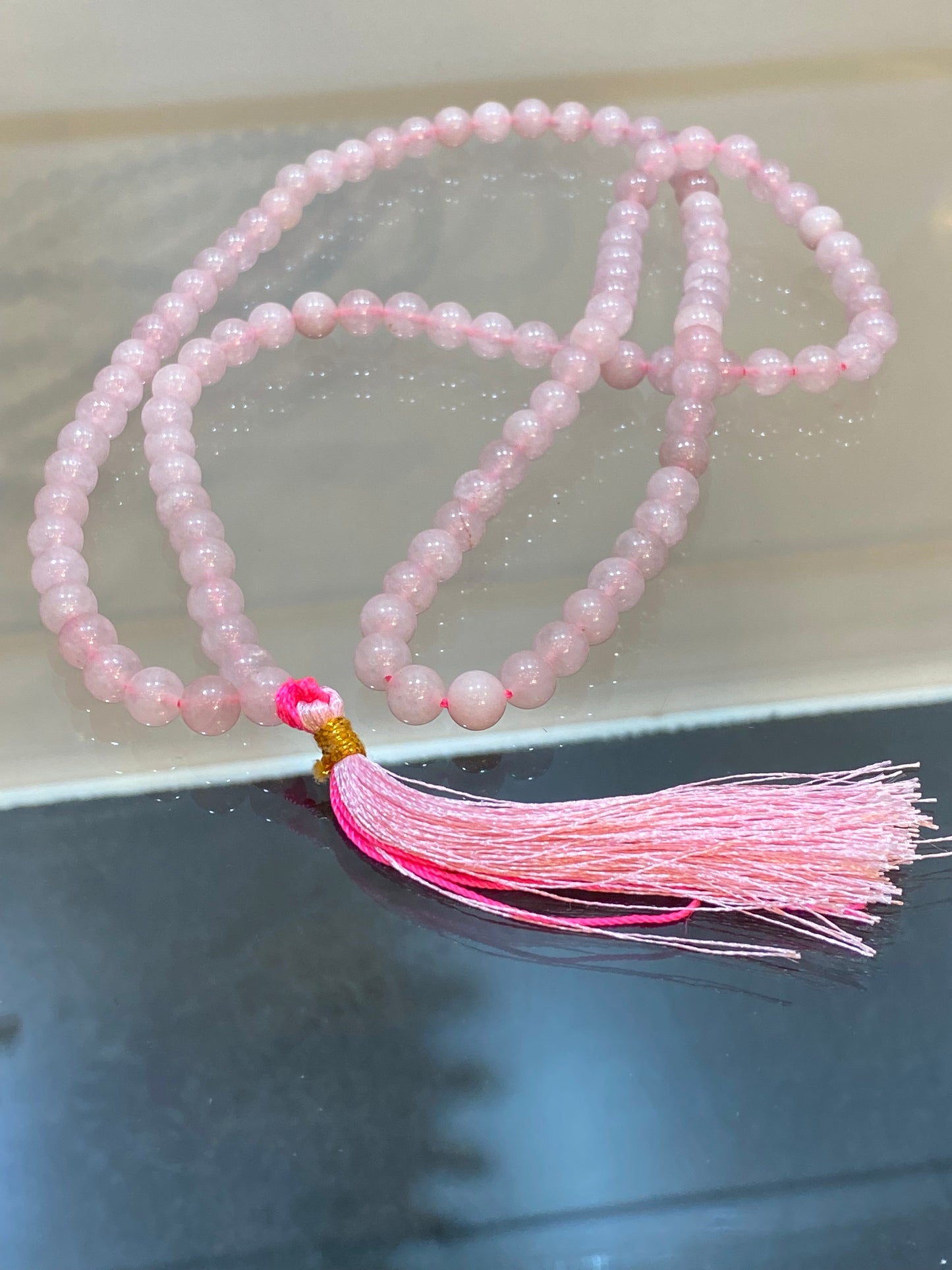 Rose Quartz Mala Beads