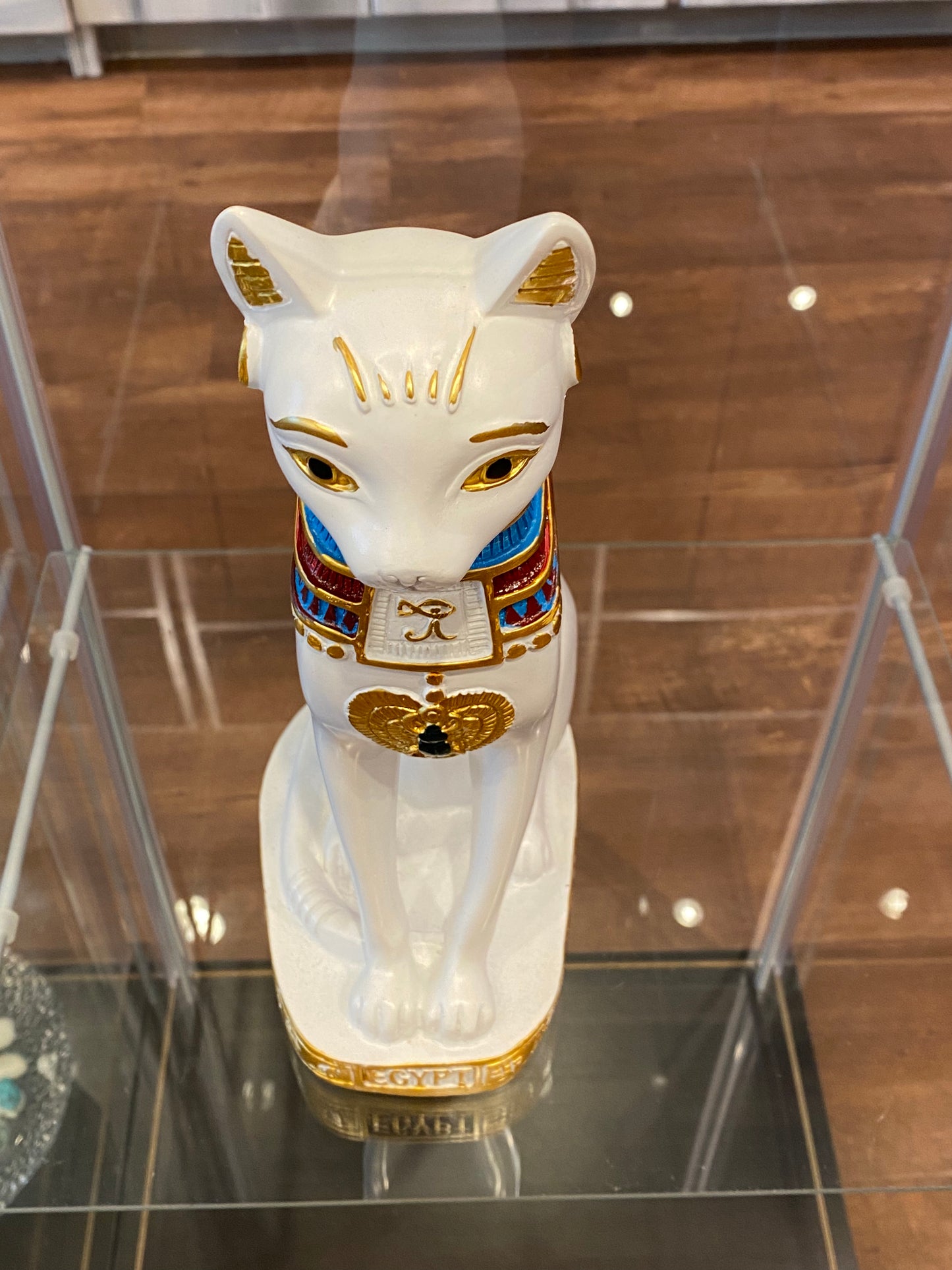 Large White Egyptian Bastet Cat