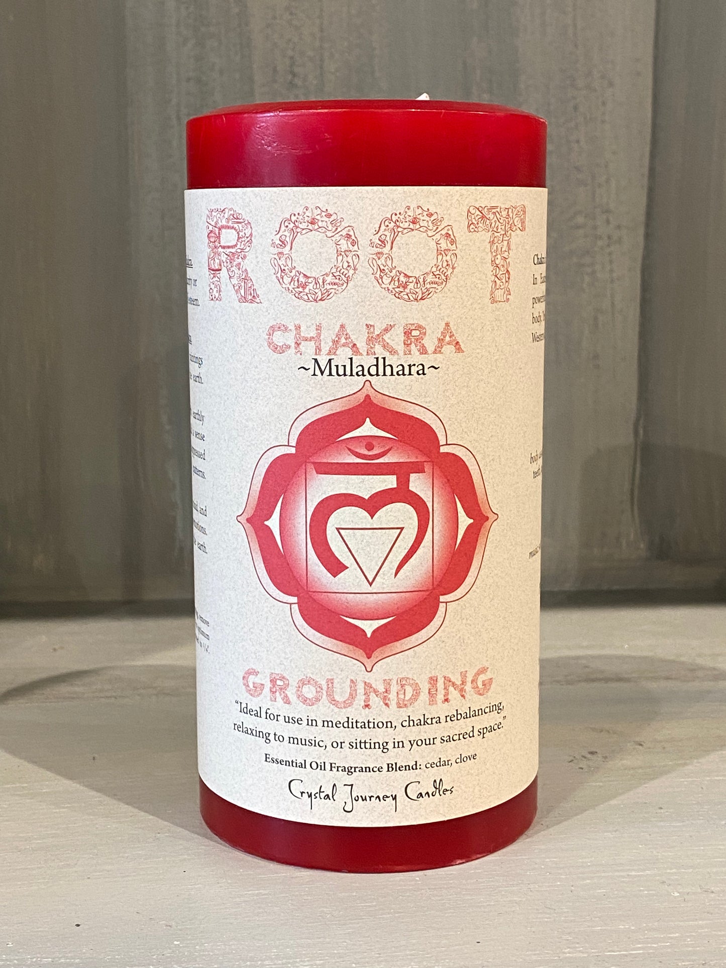 Crystal Journey Root Chakra Candle