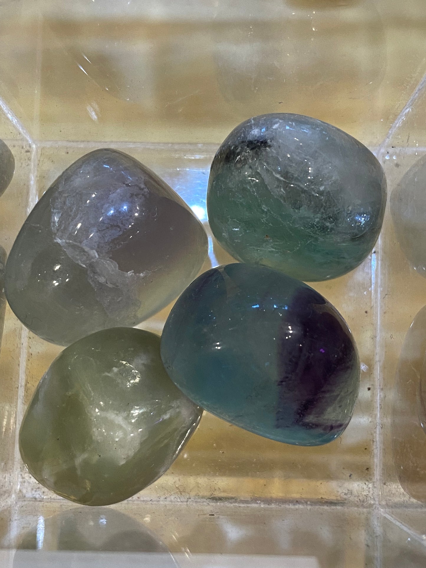 Fluorite Polished Tumbled Stone 1pc