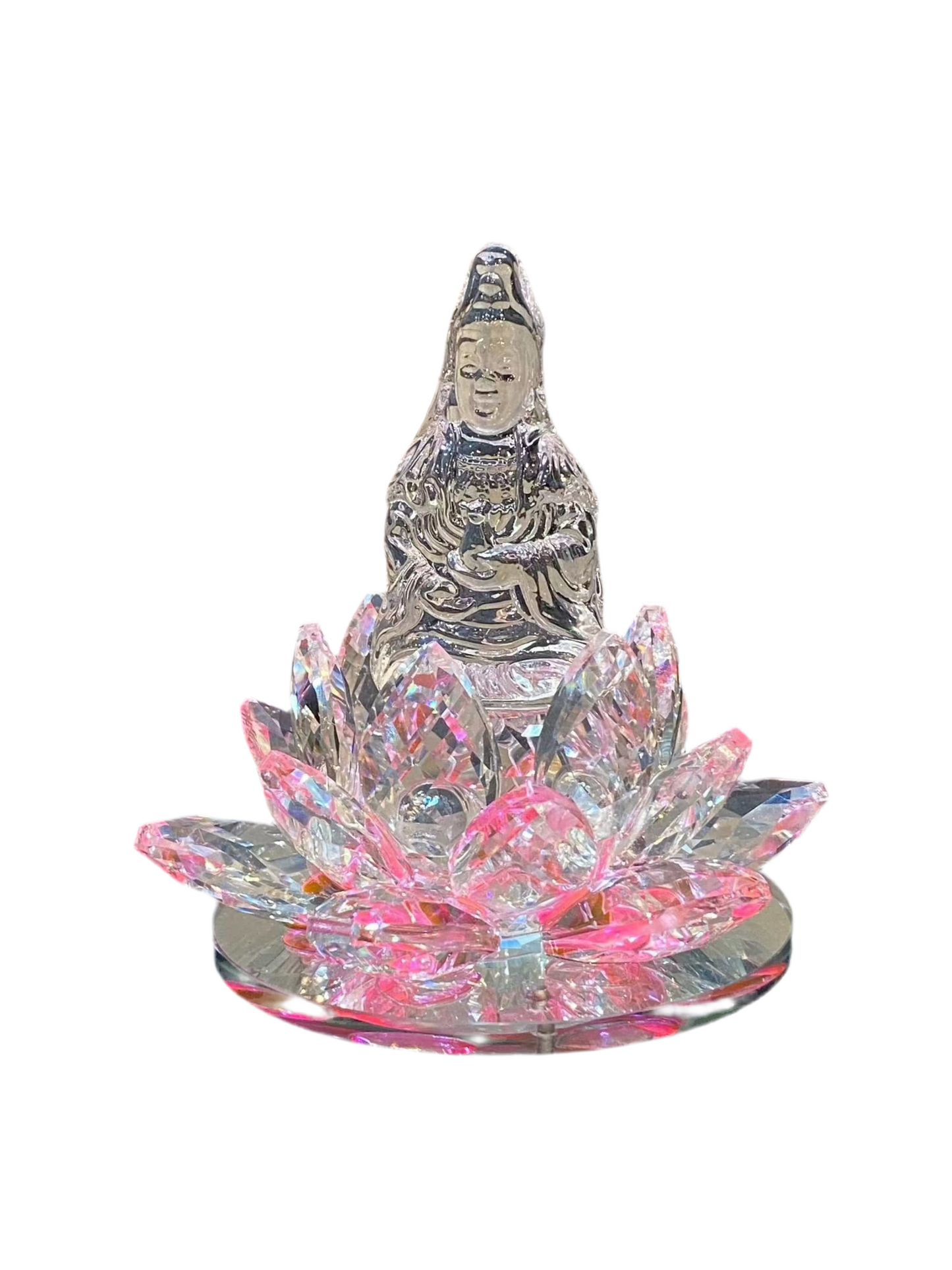 Crystal Kwan Kuan Yin Light Pink