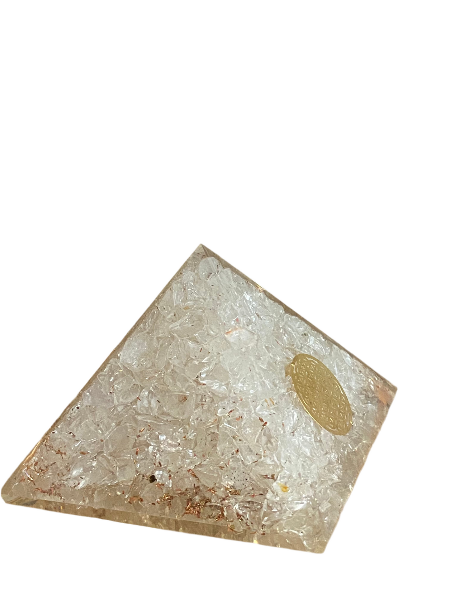 Orgonite Pyramid Large Clear Quartz 