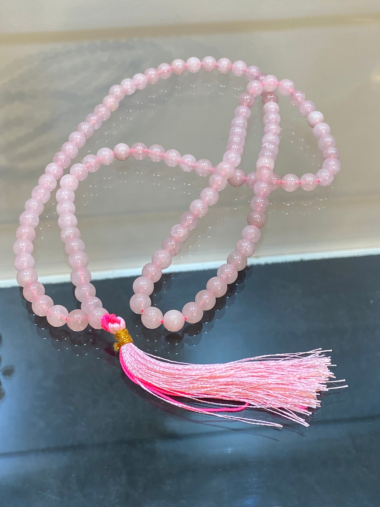 Rose Quartz Mala Beads