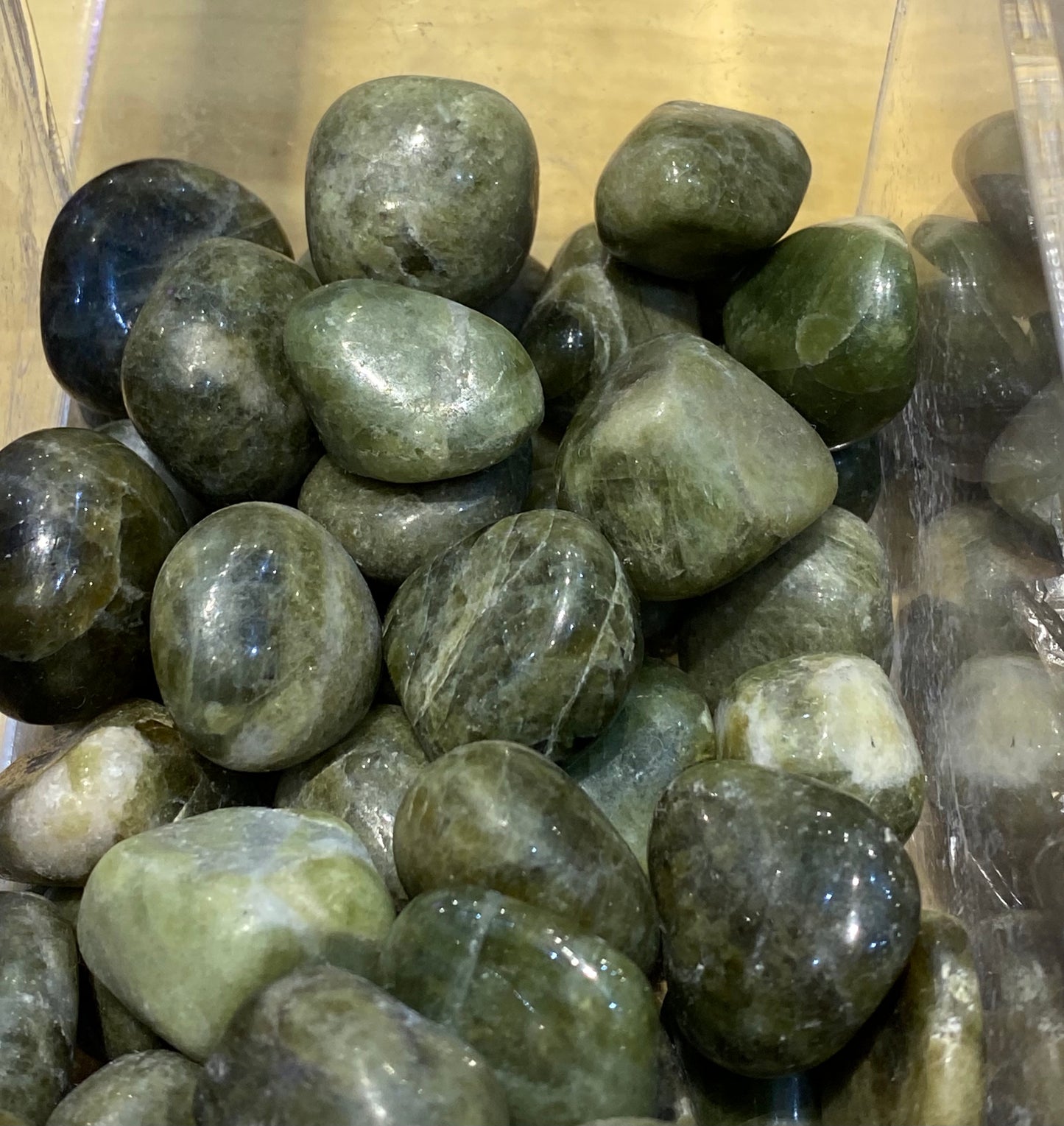 Vesuvianite Polished Tumbled Stone 1pc