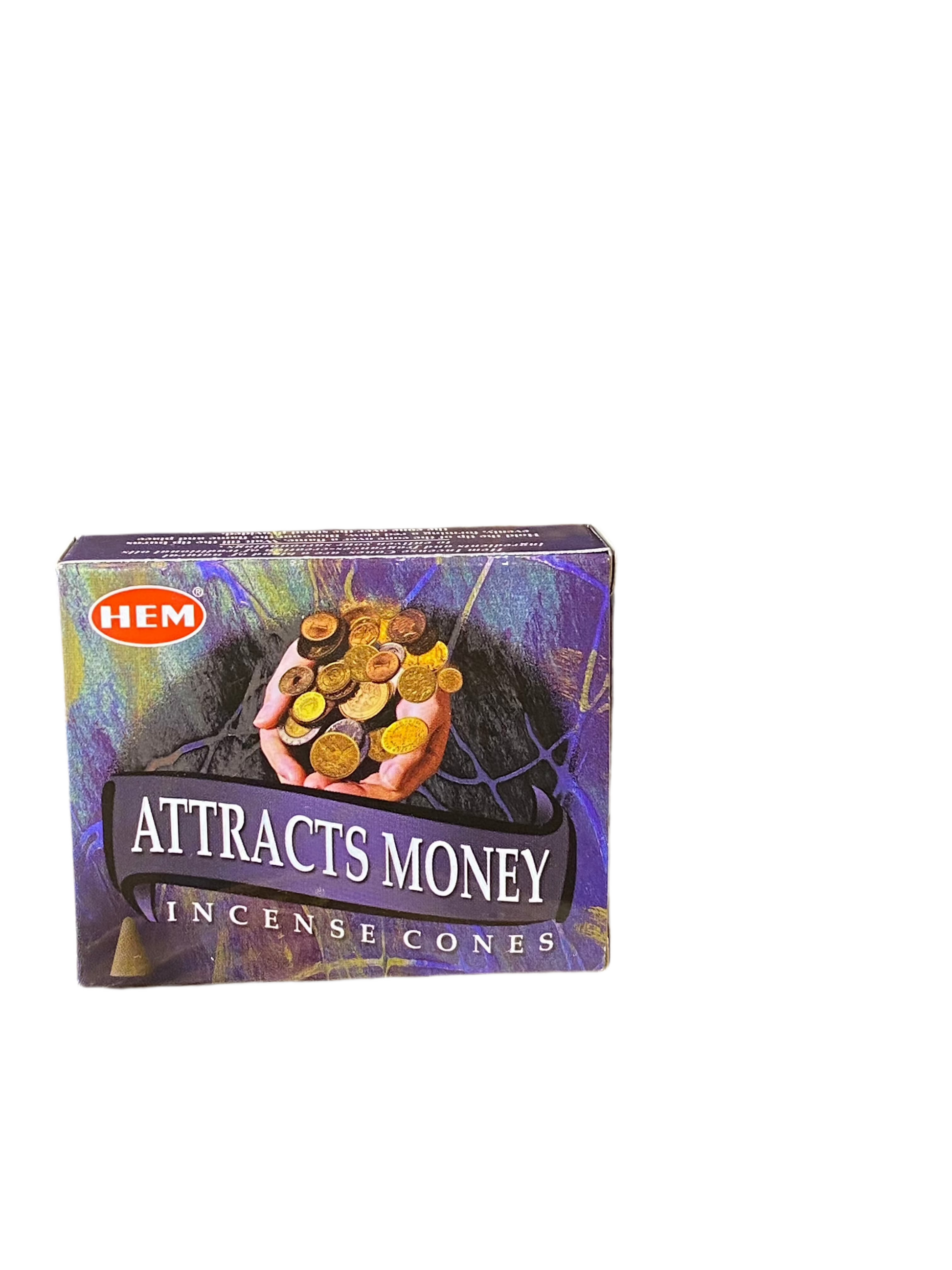 HEM Attracts Money Incense Cones