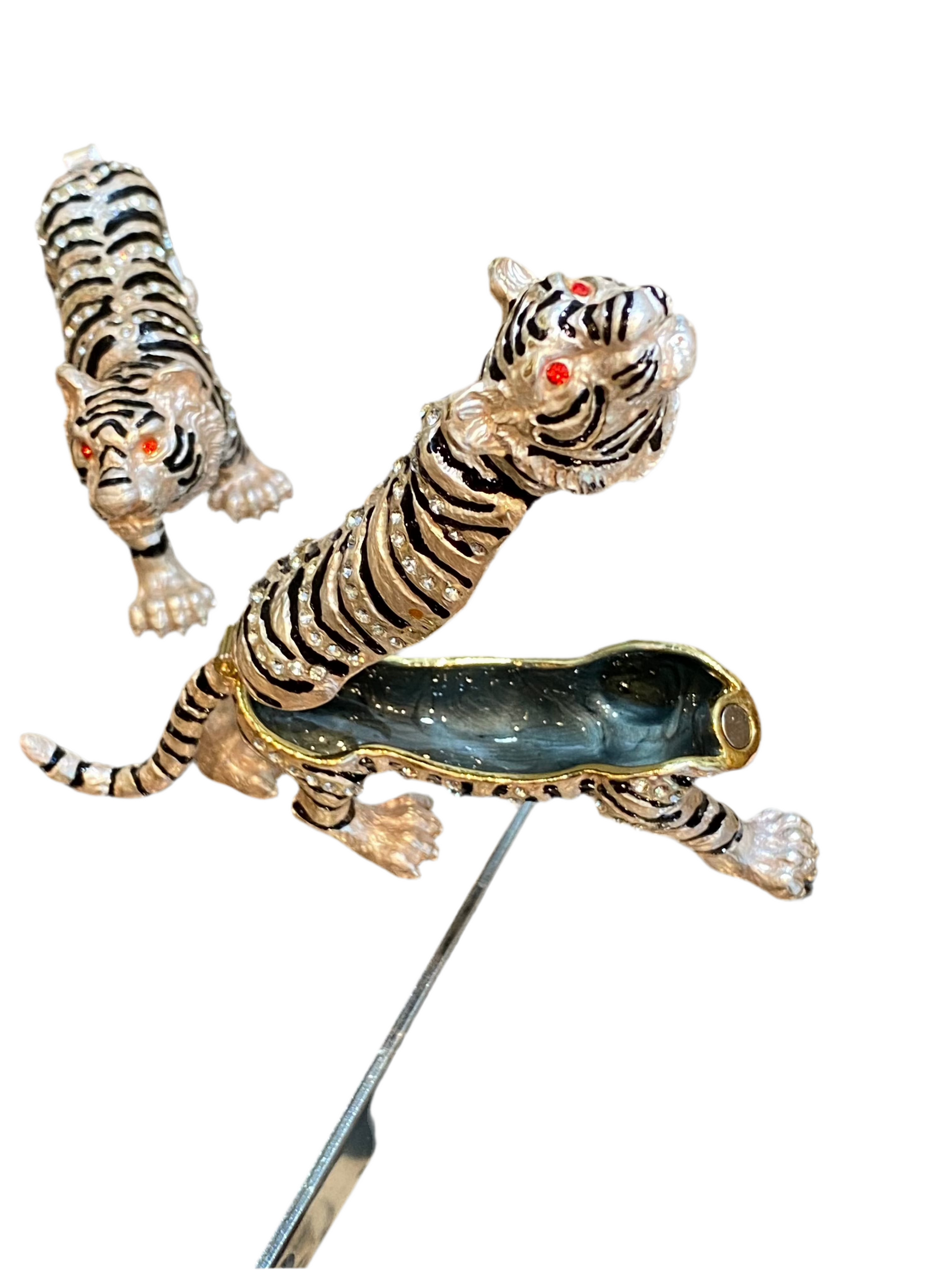 Tiger Bejeweled Trinket 