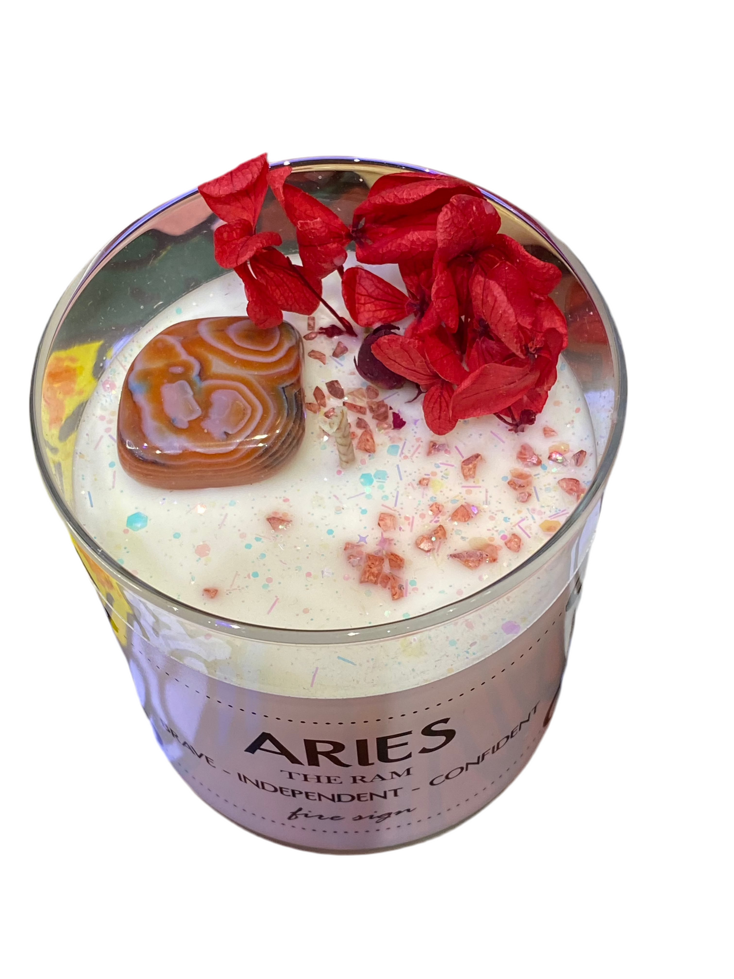 Lunastry Aries Candle