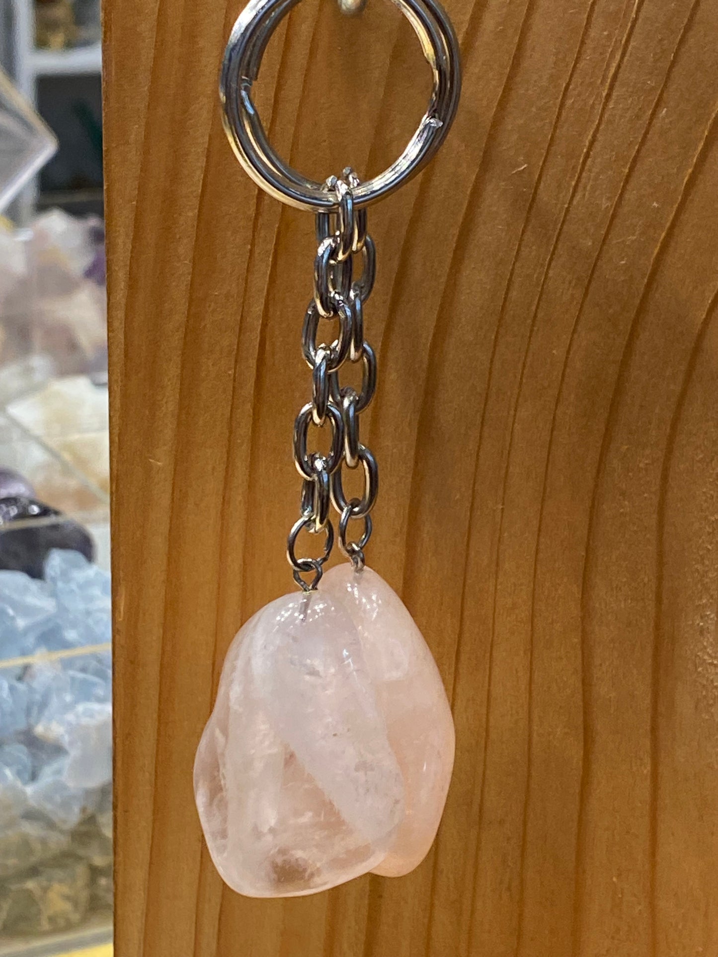 Rose Quartz Key Chain