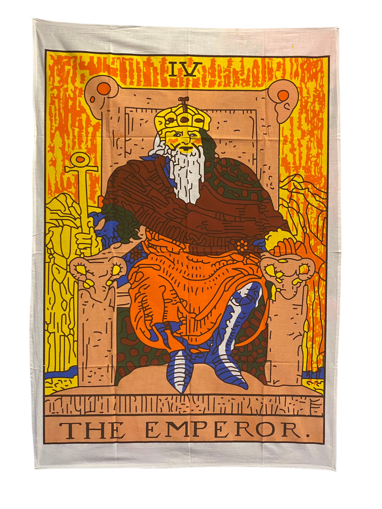 Rider Tarot Tapestry The Emperor 