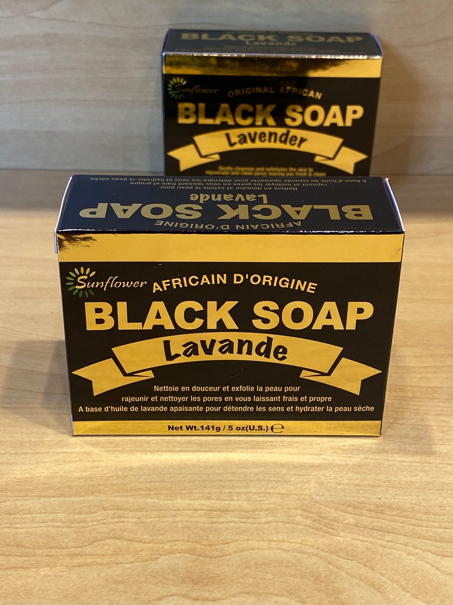 Sunflower Original African Black Soap Lavender