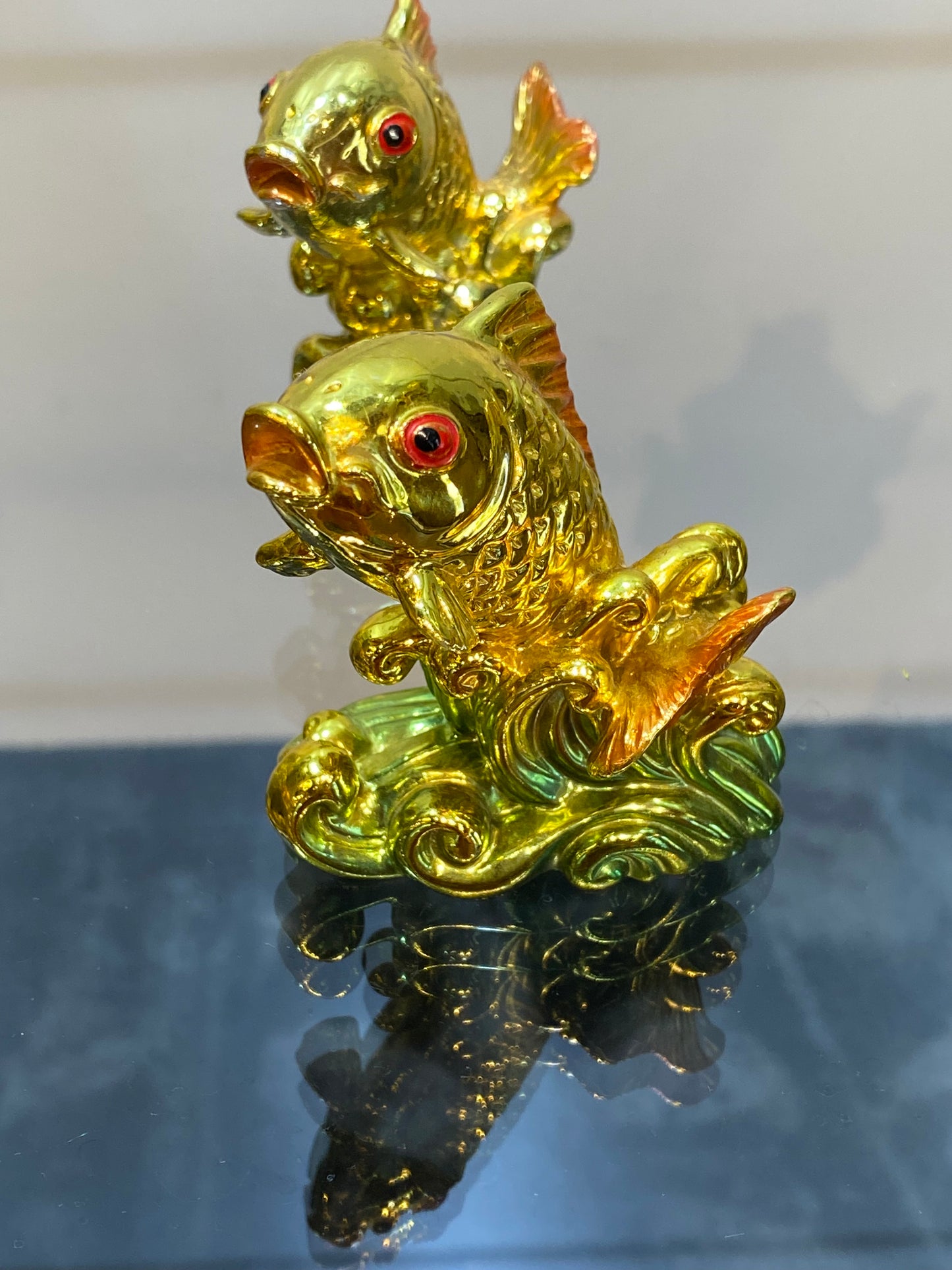 Feng Shui Golden Color Good Luck Fish 1pc