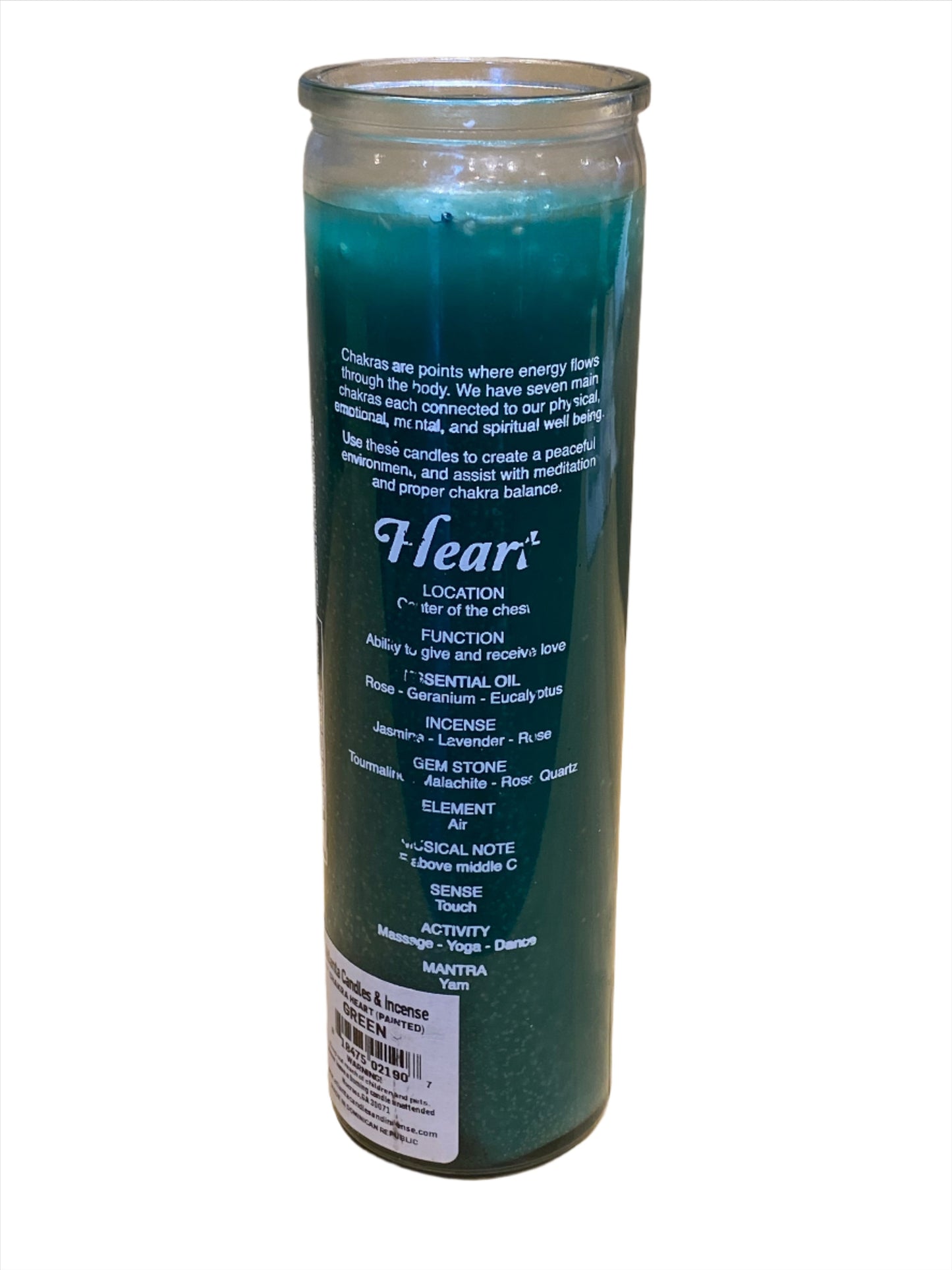 Heart Chakra 7 Day Candle Love and Connection “I Love”