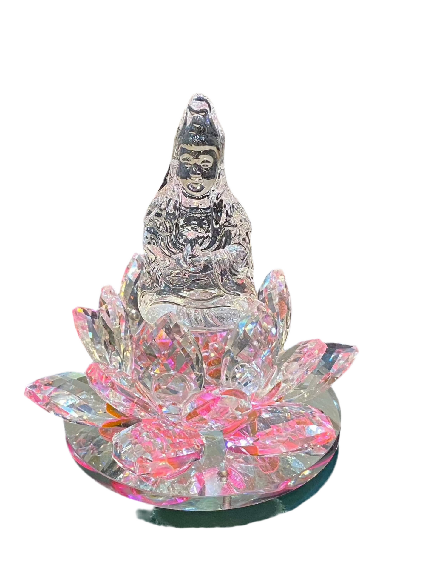 Crystal Kwan Kuan Yin Light Pink