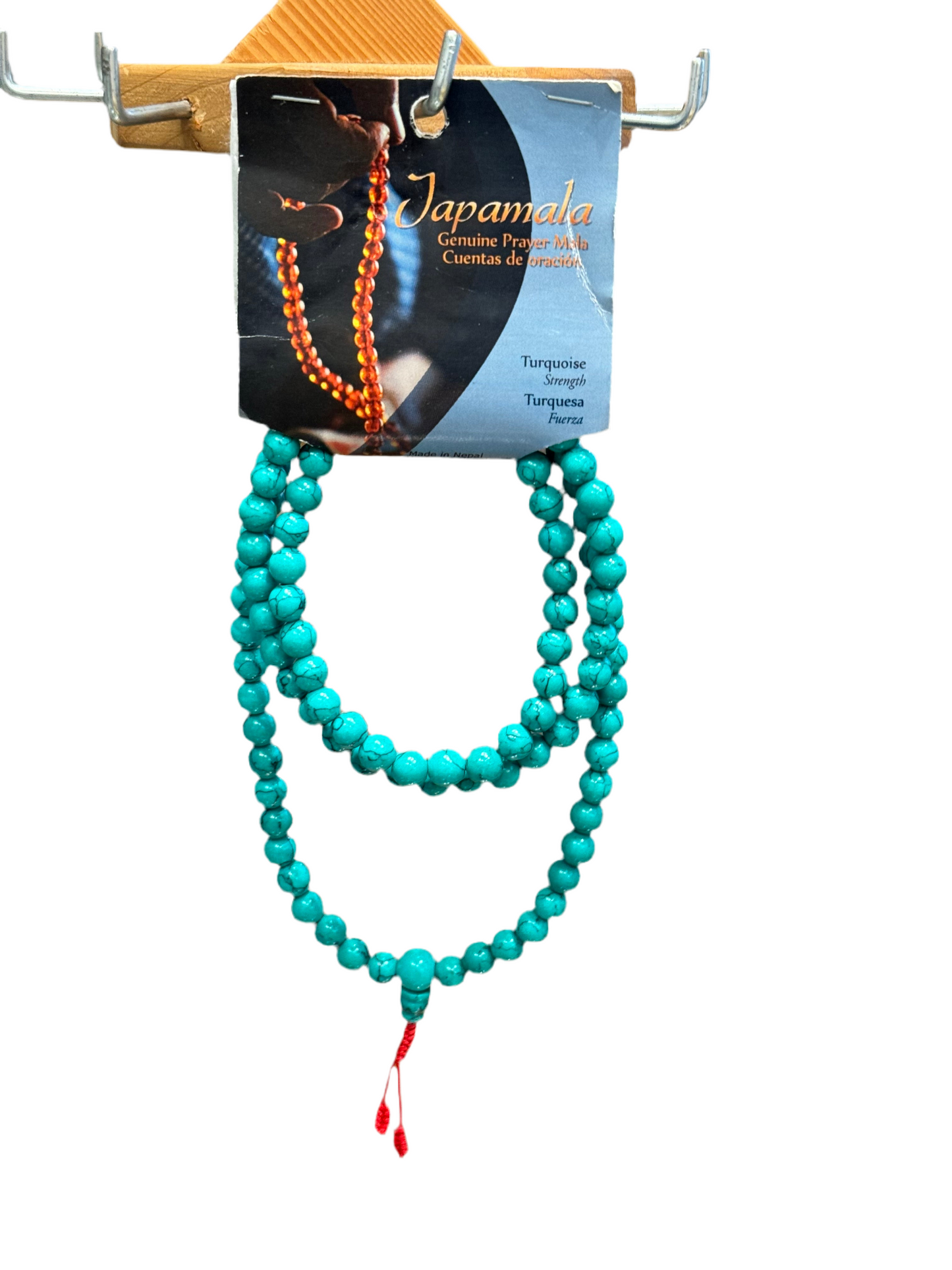 Japamala Genuine Prayer Mala Turquoise Strength