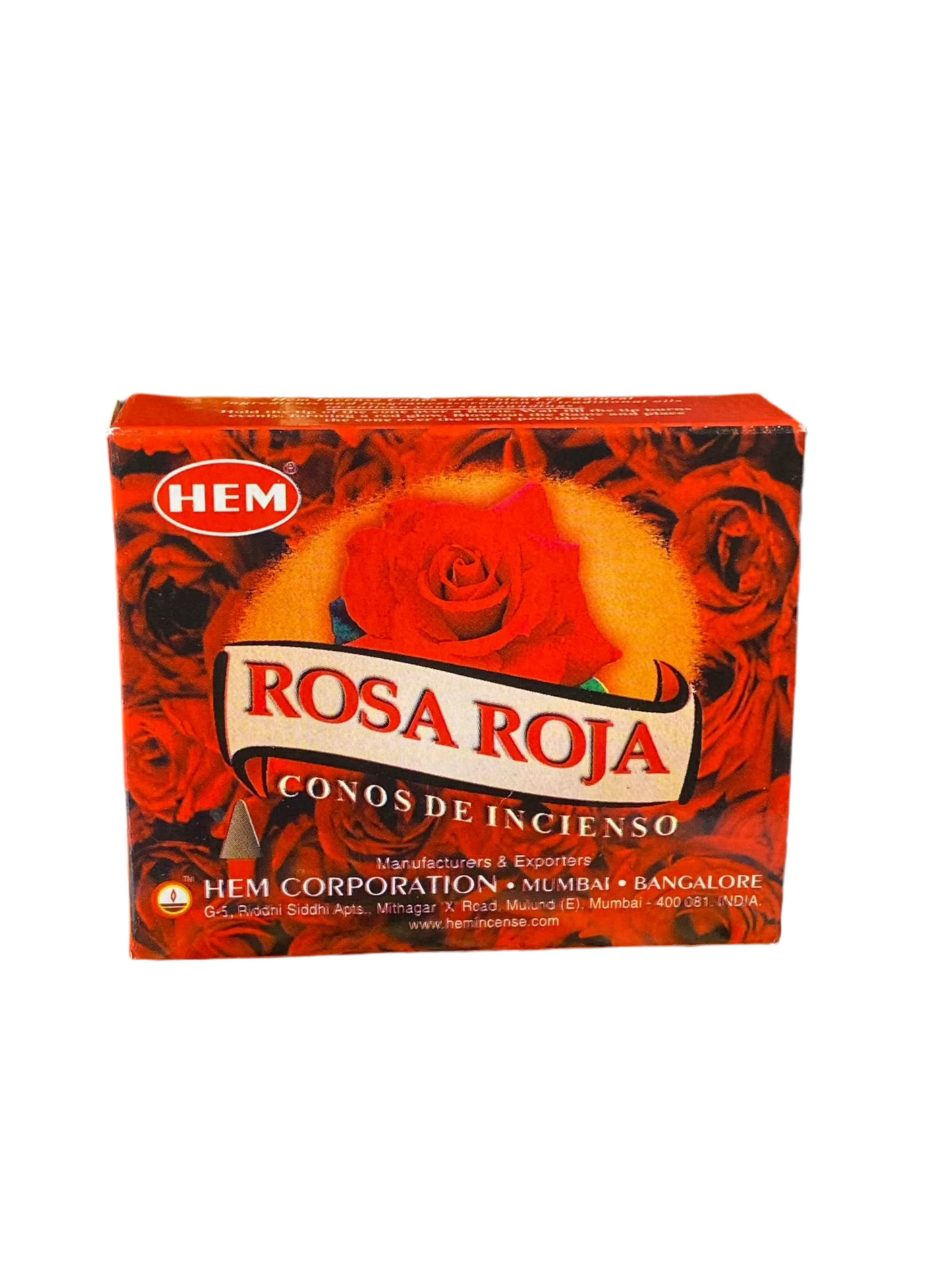 HEM Red Rose Incense Cones