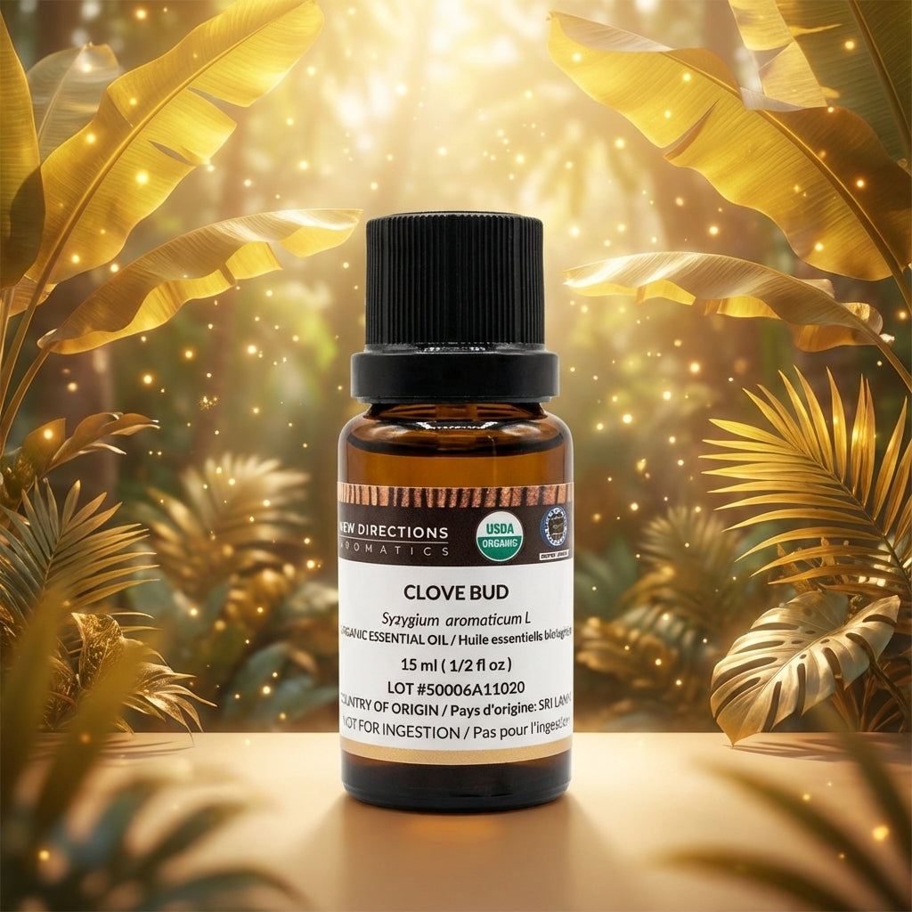 New Directions Aromatics Clove Bud Essential Organic Oil