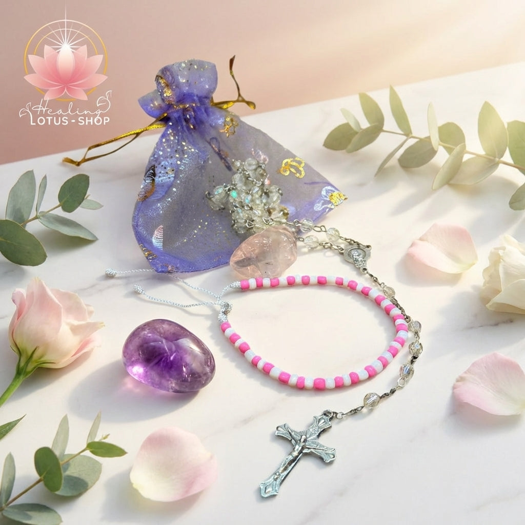 Sacred Spring Renewal Ritual Kit – Spiritual Cleansing, Prayer & New Beginnings Set