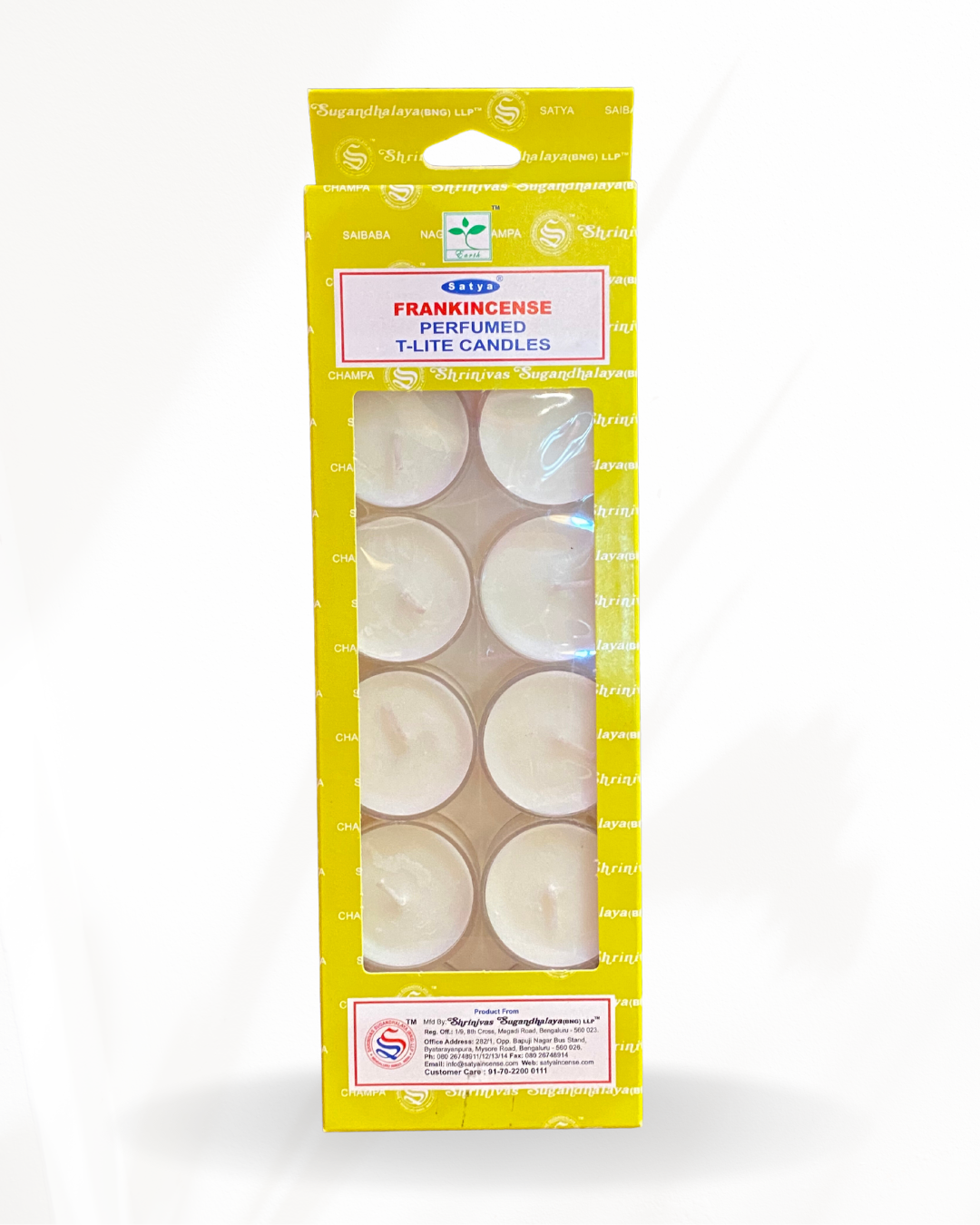 Satya Frankincense Tealights - 12 Pack