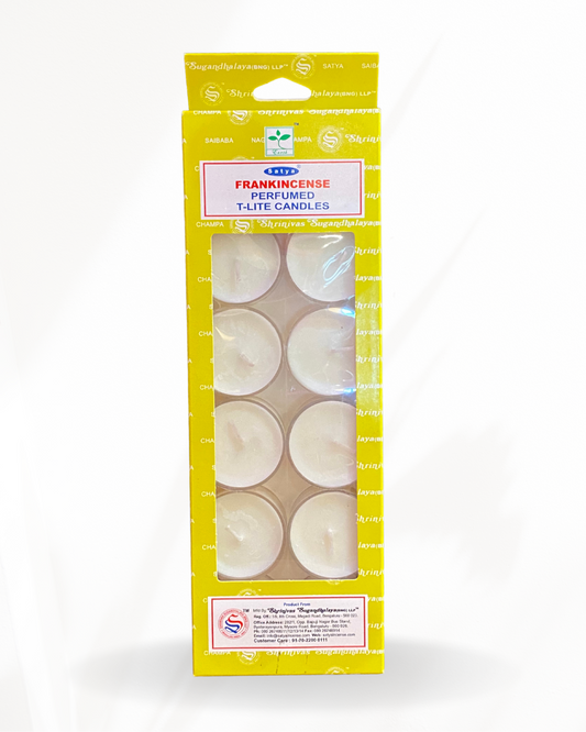 Satya Frankincense Tealights - 12 Pack