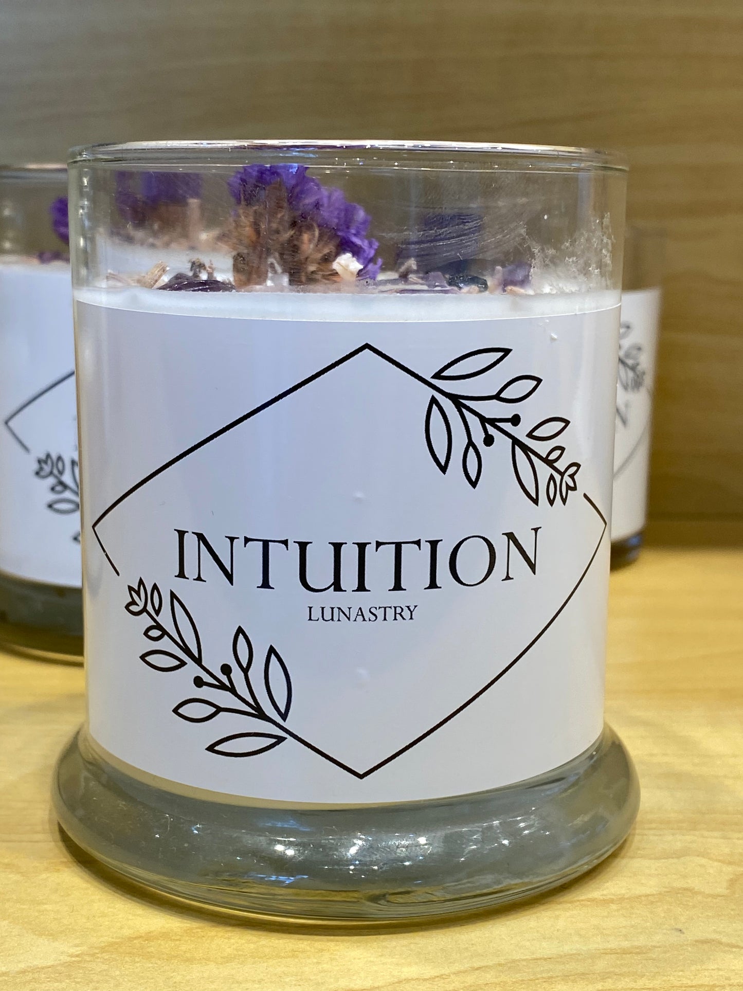 Intuition Soy Wax Crystal Candle