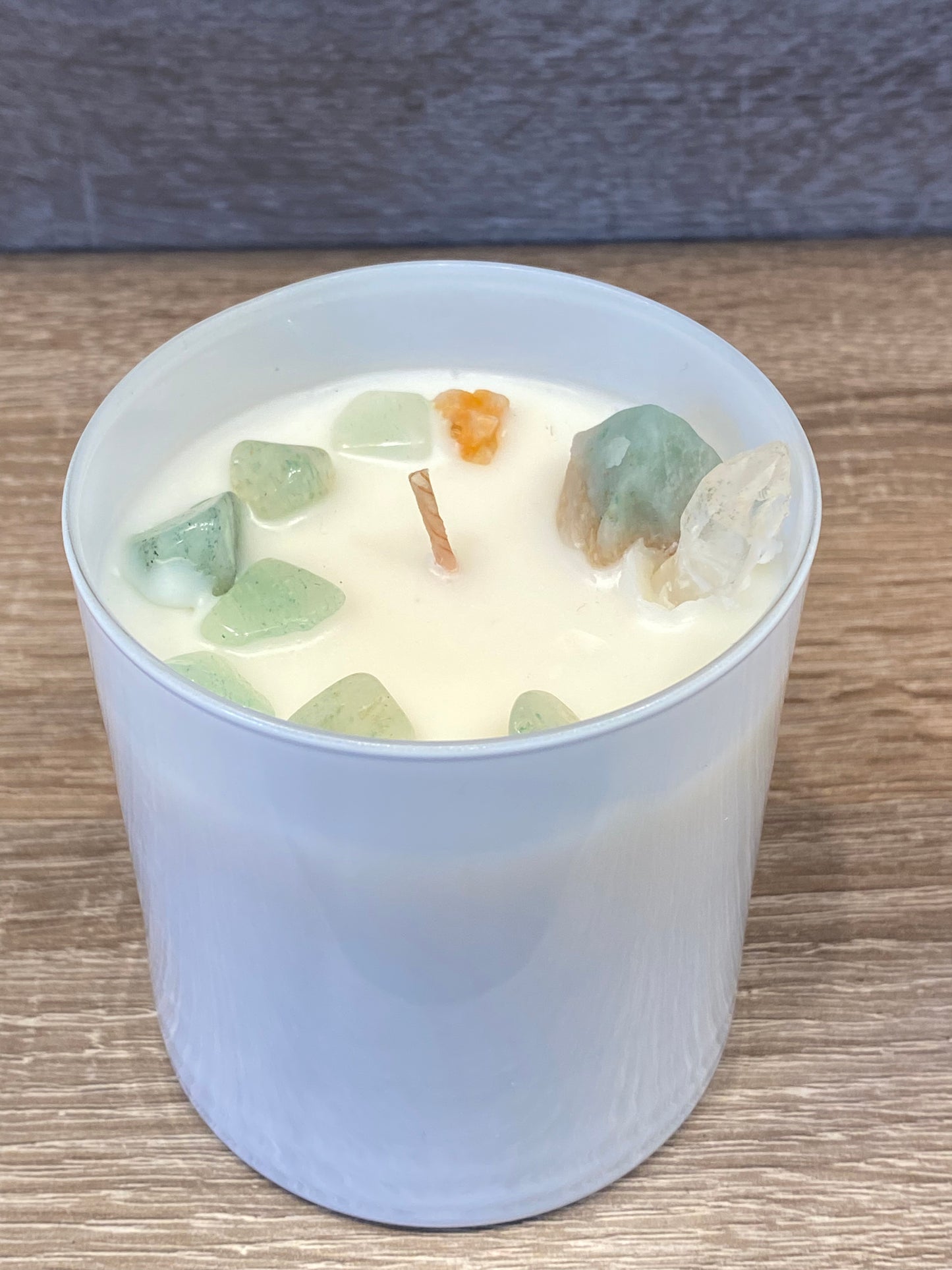 Crystal Scented Candle Aventurine