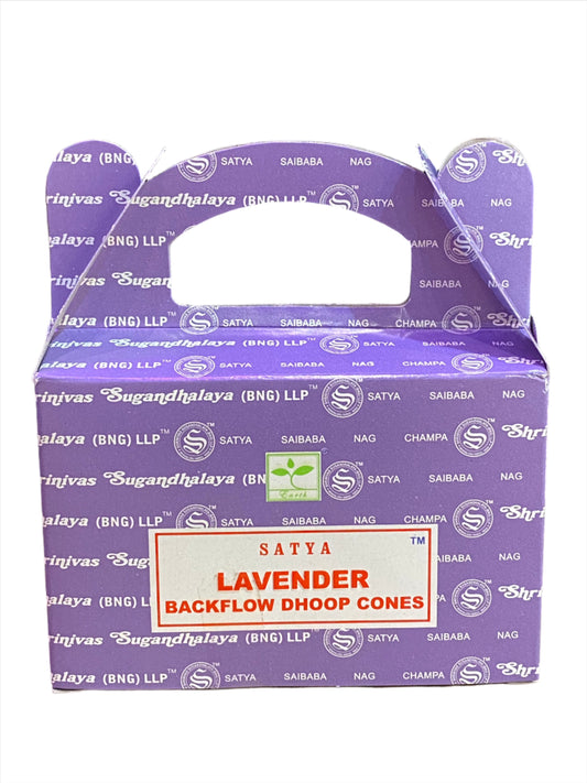 Satya Lavender Backflow Dhoop Cones