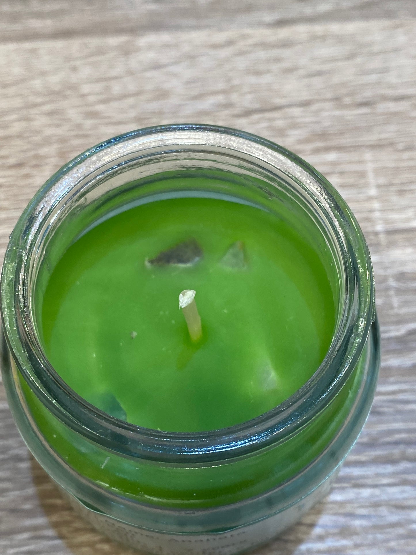 Vrinda 7 Chakra Jar Candles Green, Scented Heart Chakra Anahata-3oz