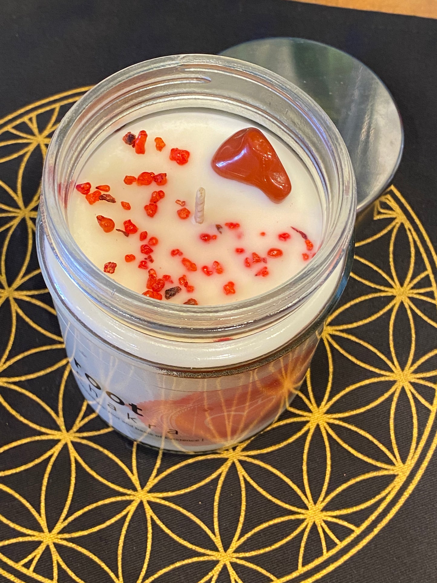 Nature's Artifacts Root Chakra Candle