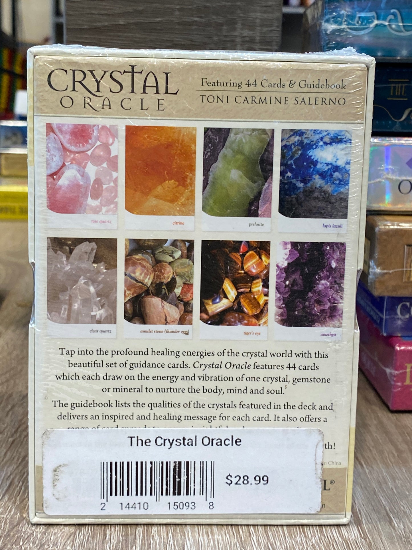 Crystal oracle deck & book by Toni Carmine Salerno