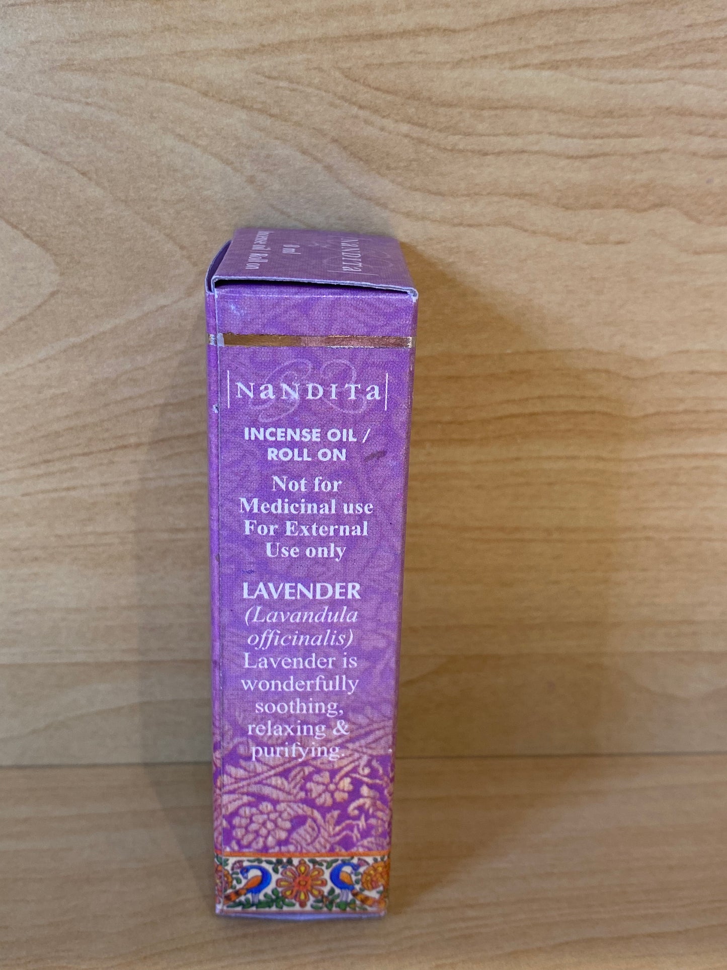 Nandita Lavender Roll On Incense Oil - 8mL