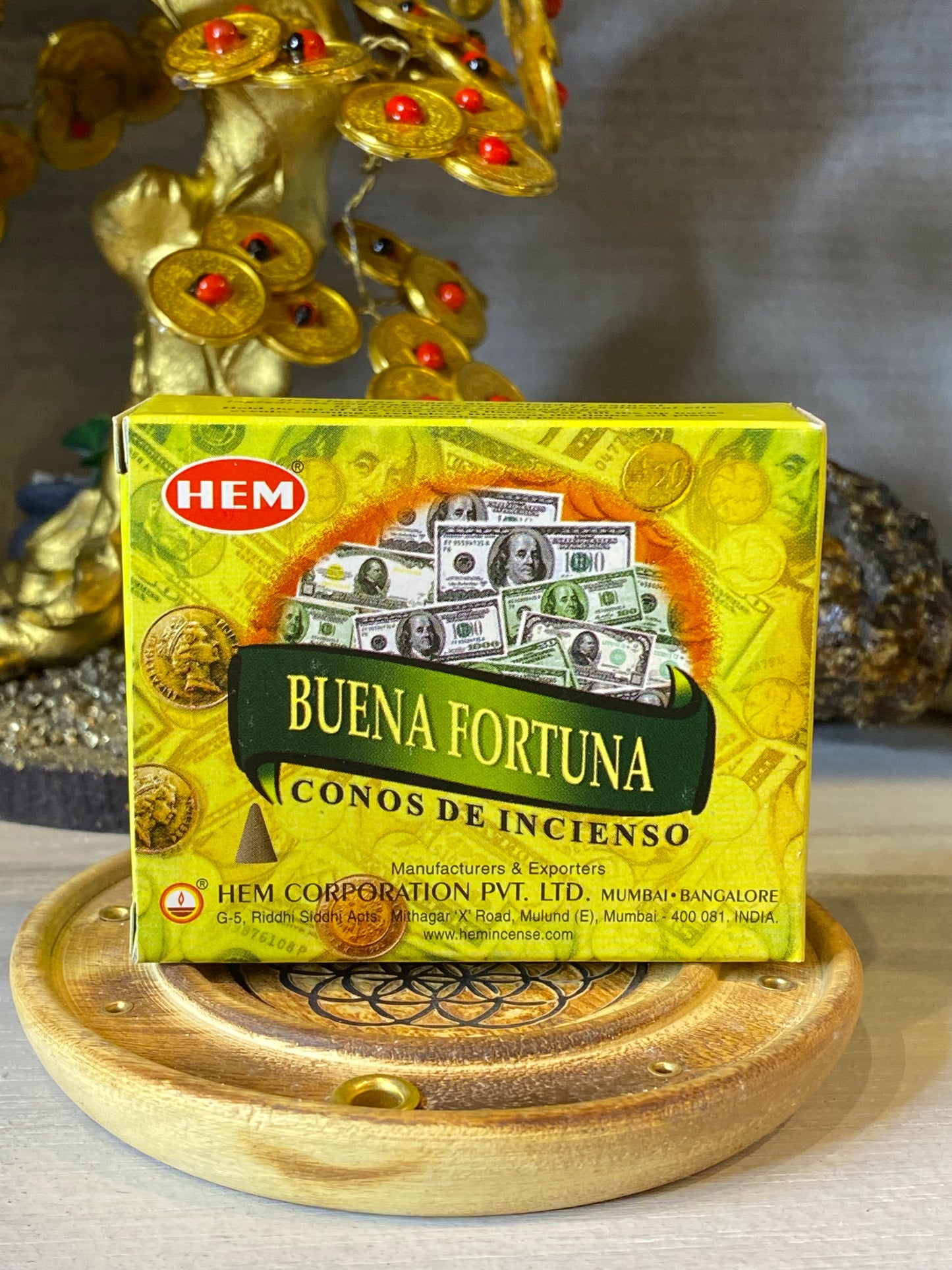 HEM Good Fortune Incense Cones 10 Cones Each