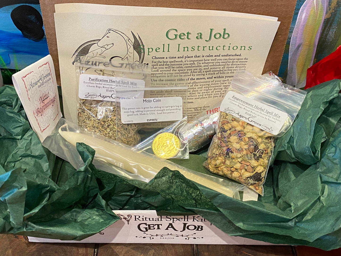 Get A Job Ritual Spell Kit