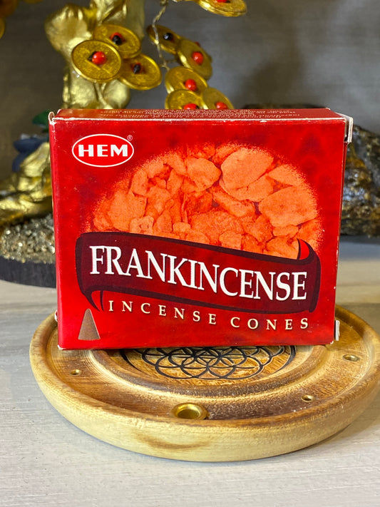 HEM Frankincense Incense 10 cones Each