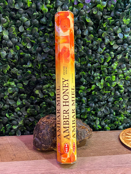 HEM Amber Honey Incense Sticks