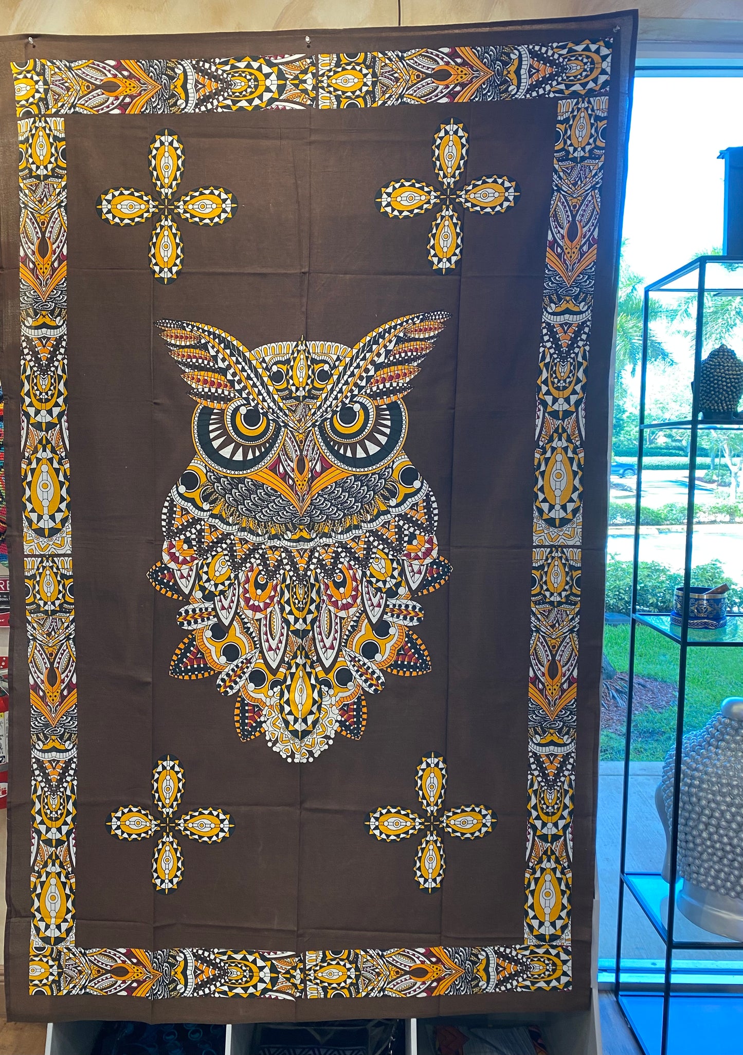 Chic Owl Tapestry Brown