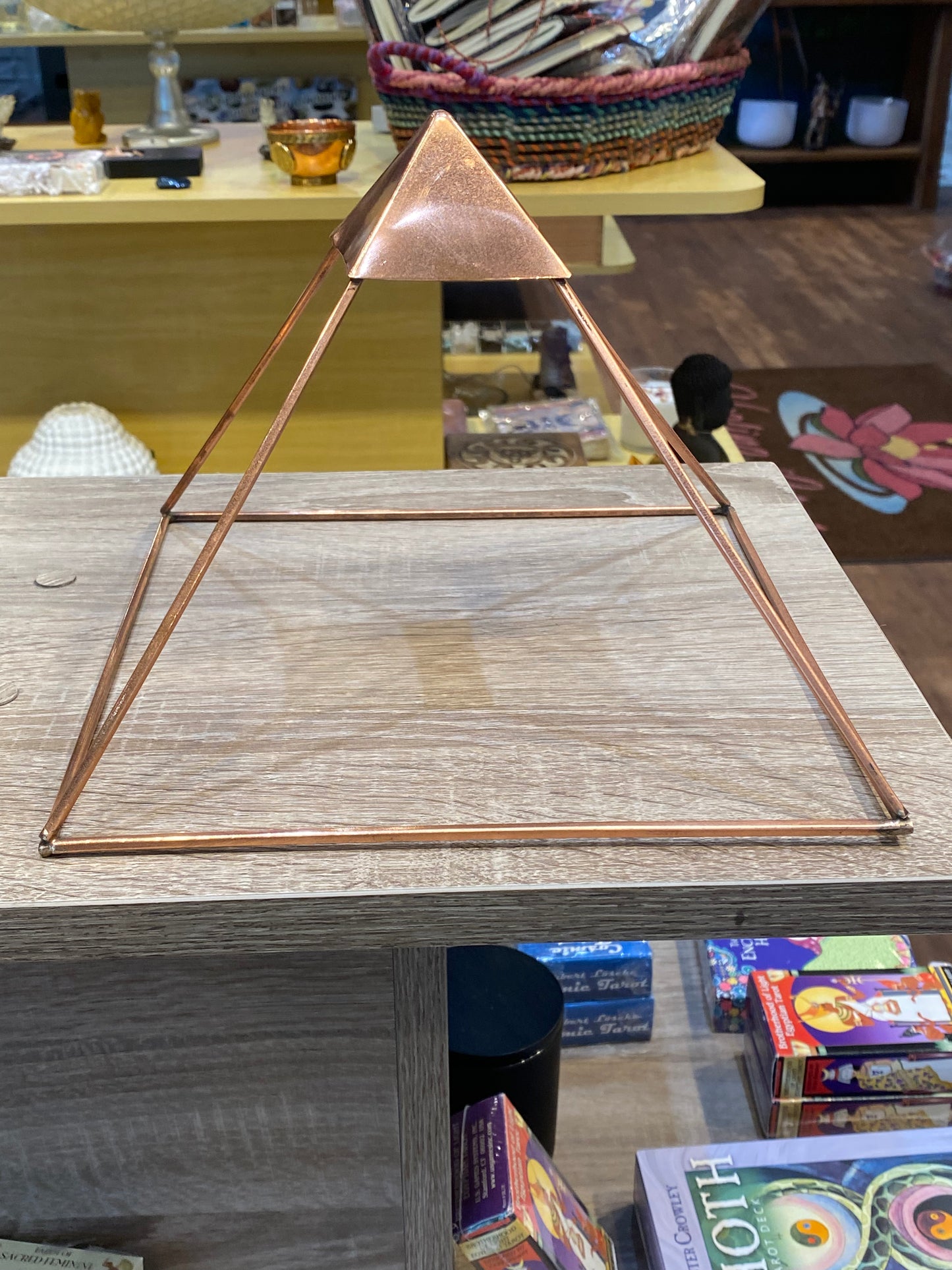 Copper Handcraft Brass Pyramid Meditation