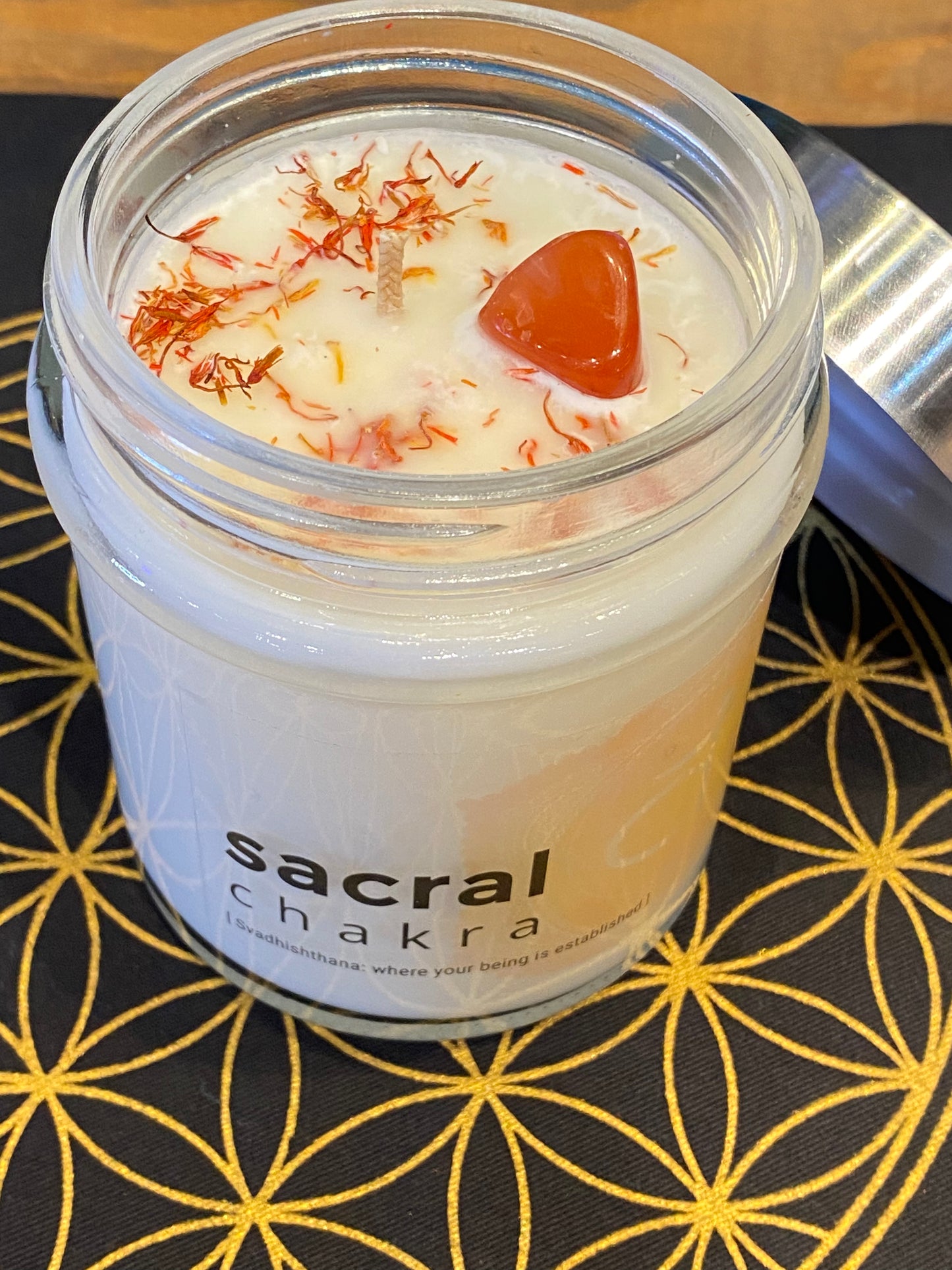 Nature's Artifacts Sacral Chakra Candle