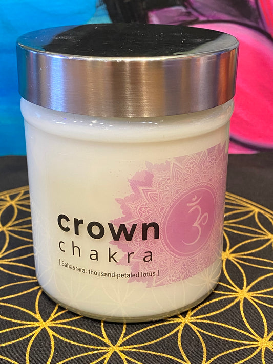 Nature's Artifacts Crown Chakra Candle