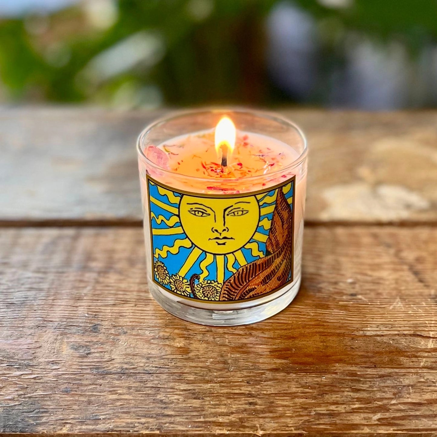 Sun Tarot Candle