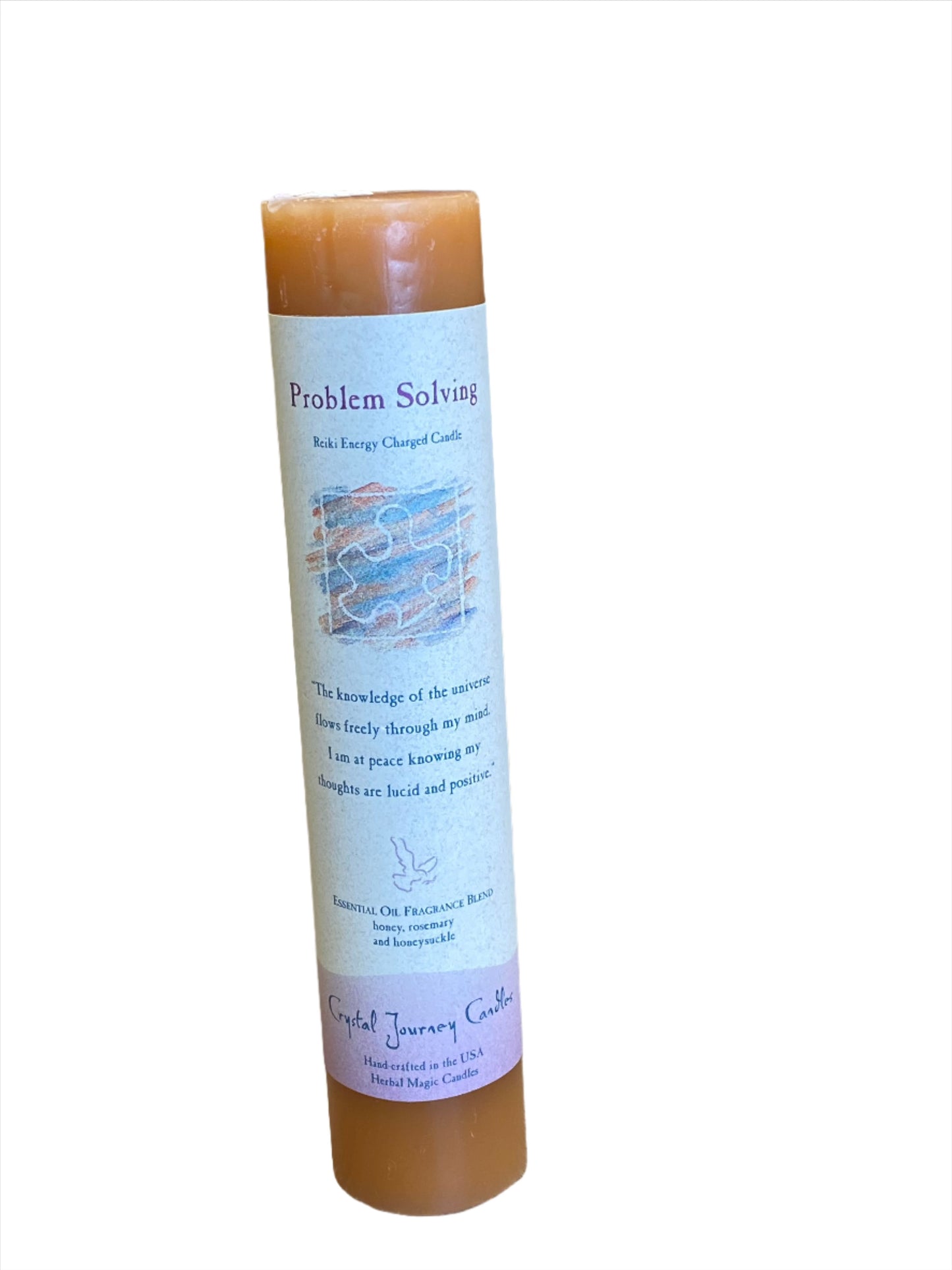 Crystal Journey Reiki Pillar Candle Problem Solving