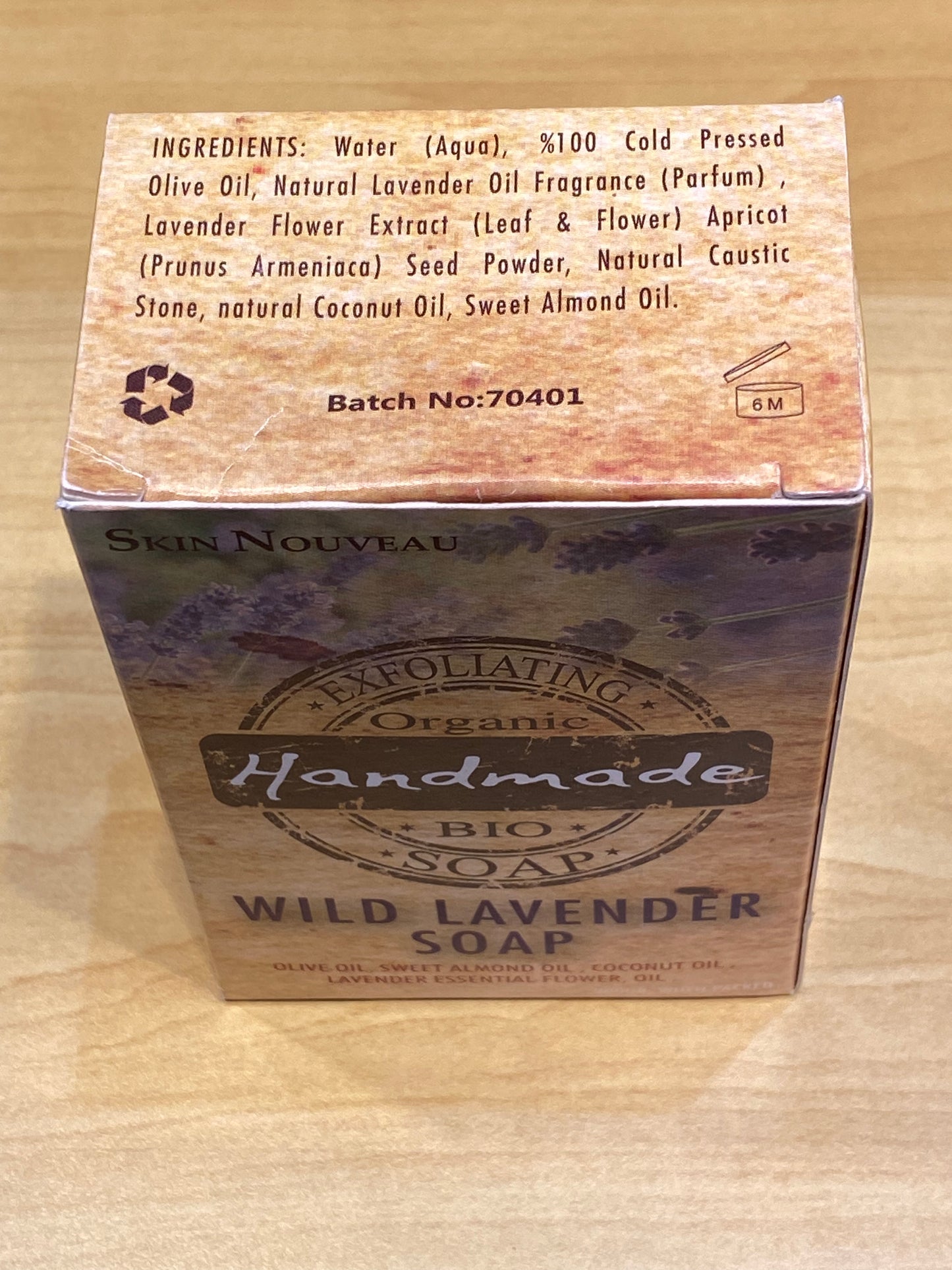 Skin Nouveau Pure Organic Wild Lavander Exfoliating Soap