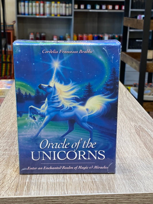 Oracle Of The Unicorns 84-Pg Book 44 Cards Enchanted Mystical Magic Miracles