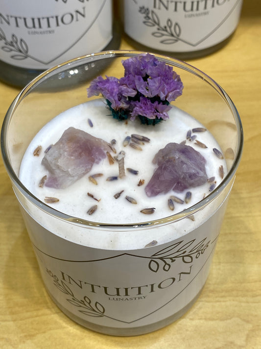 Intuition Soy Wax Crystal Candle