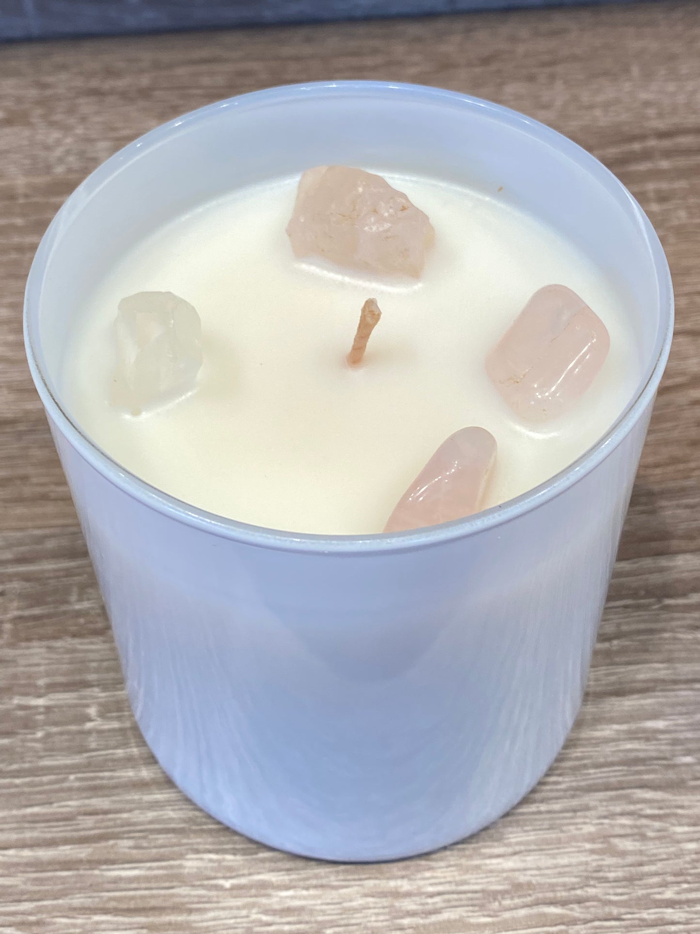 Crystal Scented Candle Rose Quartz