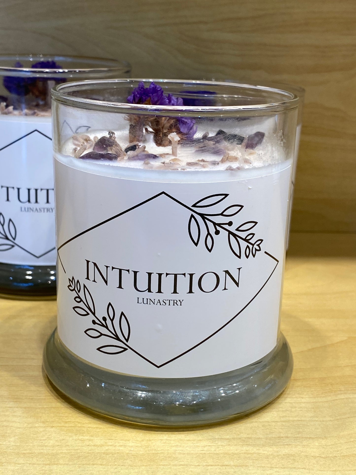 Intuition Soy Wax Crystal Candle